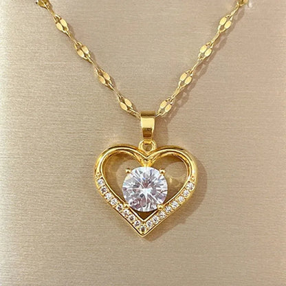 Herzanhänger für Damen Gold/Silber