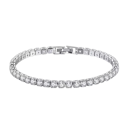 S925 Sterling Silber Zirkonia Tennis-Armband für Damen