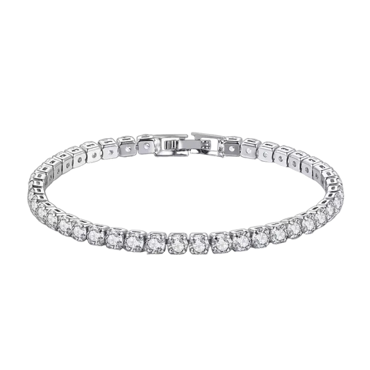 S925 Sterling Silber Zirkonia Tennis-Armband für Damen