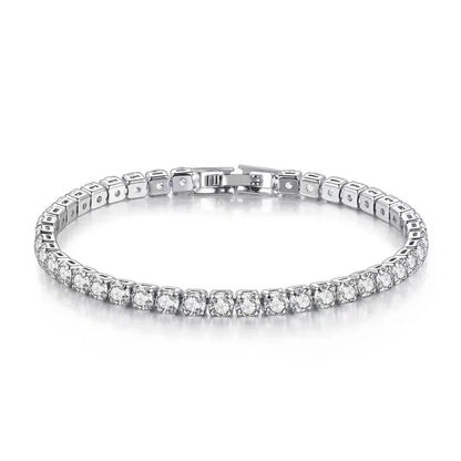 S925 Sterling Silber Zirkonia Tennis-Armband für Damen