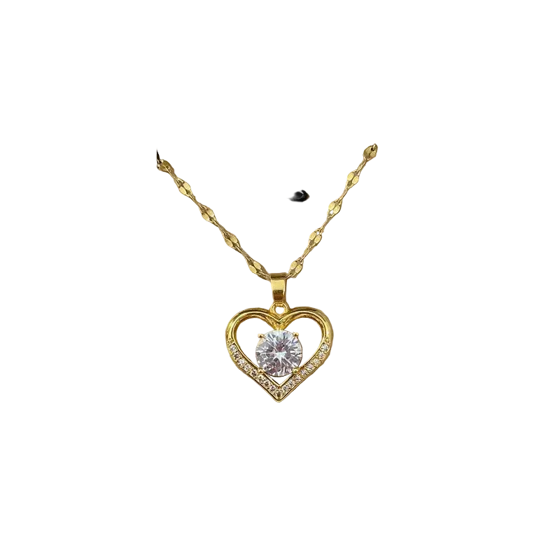 Herzanhänger für Damen Gold/Silber