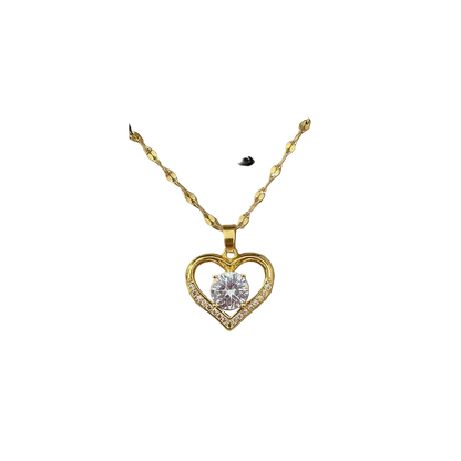 Herzanhänger für Damen Gold/Silber